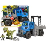 Imaginext Jurassic World Capture Truck, voertuigset met dinosaurusfiguur van fury en accessoires, om te verzamelen, speelgoed voor kinderen, 3 tot 8 jaar, GVV50