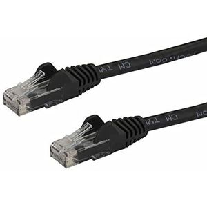 StarTech.com Cat6 Gigabit UTP-netwerkkabel zonder stekker, 5 m, RJ45 Ethernet-kabel, zwart (N6PATC5MBK)