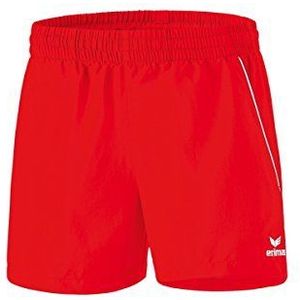 Erima tafeltennis broek dames shorts, Rood/Wit