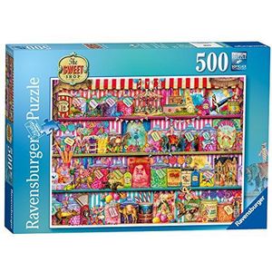 Ravensburger The Sweet Shop puzzel voor volwassenen en kinderen vanaf 10 jaar, 500 stukjes