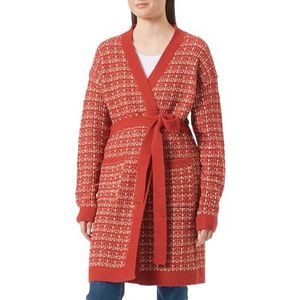 paino Cardigan pour femme, Rouge, M-L