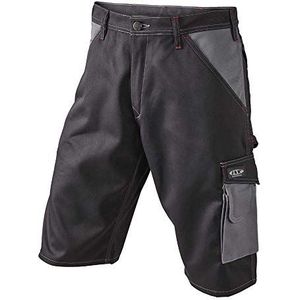 J.A.K. 921051088 Serie 9210 Short 65% polyester/35% katoen, zwart/grijs, maat 50 (35), Zwart/Grijs