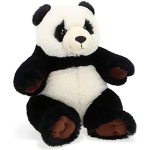Keel Toys KEELECO SE2260 Pluche dier, 100% gerecycled, milieuvriendelijk speelgoed voor kinderen, panda, 48 cm