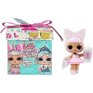 LOL Surprise Confetti Pop Birthday - Limited Edition pop met 8 confetti-verrassingen in geschenkdoos - inclusief verrassing, kleding en accessoires en geschenkzakje - vanaf 4 jaar