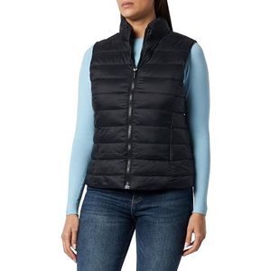 Blue Seven Gilet matelassé pour femme, Noir, 42