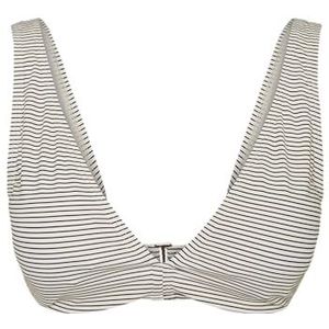 VERO MODA Vmvivi bikiniset voor dames, Berken/strepen: marineblauw