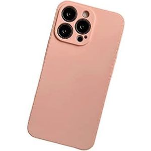 PASUTO Compatible avec iPhone 13 Pro Case, Housse de protection en silicone liquide avec [anti-rayures] [doublure en microfibre doux] [étui de protection pour appareil photo] pour 6,1 pouces, rose