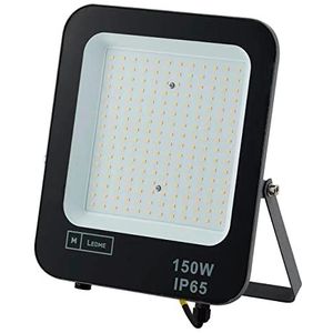 LEDme - Napoli led-schijnwerper 150 W, 18.000 lumen, IP65 dimbaar, kleur koud licht (6000 k), buitenverlichting voor tuinen, patio's, parkeerplaatsen, hotels, schuren enz.