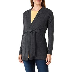 Noppies Maternity Pittsboro Vest voor dames, lange mouwen, grijs melange, P806, 36, Grey Melange - P806