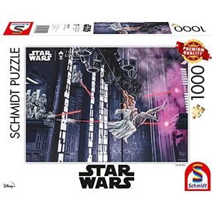 Schmidt Spiele Thomas Kinkade 58429 puzzel Star Wars On The Run 1000 stukjes