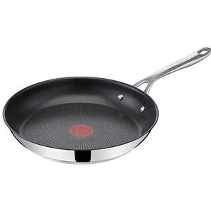 Tefal Jamie Oliver Cook is direct op de koekenpan E30406 | 28 cm | geschikt voor inductie | vaatwasmachinebestendig | duurzame anti-aanbaklaag | thermo-signaal technologie | roestvrij staal