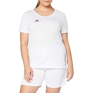 Le Coq Sportif Tennis Tee SS N°1 W T-shirt voor dames, wit (New Optical White)