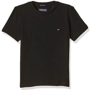 Tommy Hilfiger Cn Knit S/S Basic T-shirt voor jongens, Meteoriet