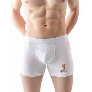 Green Fish Boxer pour homme, Blanc., XL