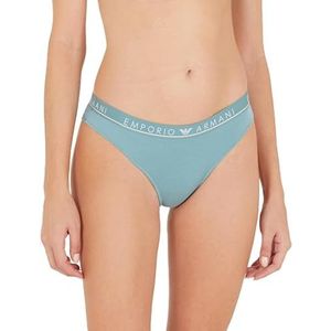 Emporio Armani Emporio Armani 2 stuks iconische Braziliaanse logostrepen voor dames (set van 2), Hemelsblauw