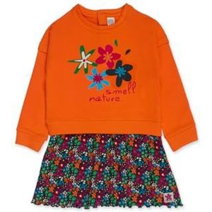 Tuc Tuc Robe en peluche pour fille Couleur orange collection Treking Time, orange, 6 mois