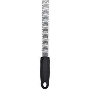 MasterChef Citrusschiller & handmatige kaasrasp, fijne rasp voor Parmezaanse kaas, citroen, kokosnootmuskaat, chocolade en meer, 34,5 cm, scherpe messen van roestvrij staal