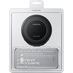 Samsung Set voor Samsung Galaxy S8 + transparante beschermhoes + inductiepad + micro-USB-kabel + displaybeschermfolie