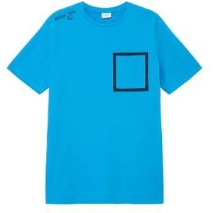 s.Oliver T-shirt met korte mouwen T-shirt met korte mouwen voor jongens, Blauw/Groen