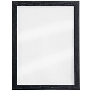 Securit Transparant wandbord met zwart frame, 2 zwarte en witte markeerstiften, 30 x 40 cm