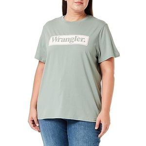 Wrangler T-shirt régulier pour femme, Matcha léger, L