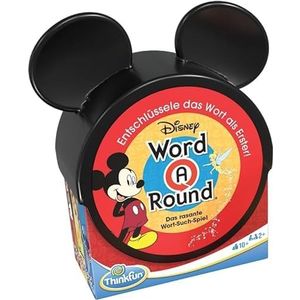 ThinkFun - Disney Word A Round - kaartspel voor kinderen, woorden en taalvaardigheden, leeftijd 10 jaar