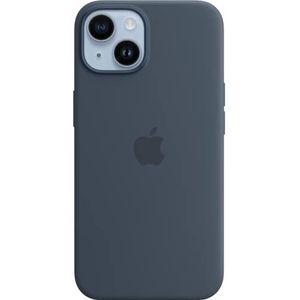 Apple iPhone 14 Case siliconen met MagSafe in stormachtig blauw ​​​​​​​
