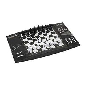 Lexibook ChessMan® Elite Elektronisch schaakbord, interactief, 64 moeilijkheidsniveaus, lichtdiodes, batterijen of 9 V adapter, zwart/wit, CG1300