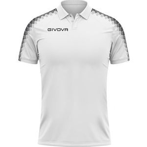 GIVOVA Polo Club Sweatshirt Uniseks, Wit/Zwart