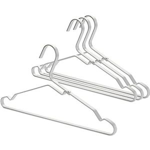 Brabantia - 118661 – kleerhanger van aluminium, set van 4, zilver