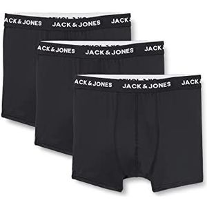 Jack & Jones Jacbase Jnr Noos Boxershorts voor heren, van microvezel, 3 stuks, zwart.