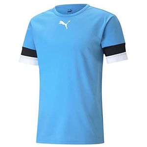 PUMA Team Rise Voetbalshirt voor heren, lichtblauw, zwart, wit, maat M