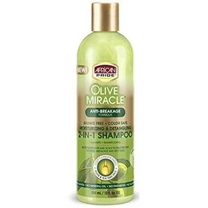 African Pride Olijf/Mir. 2-in-1 shampoo 12 oz