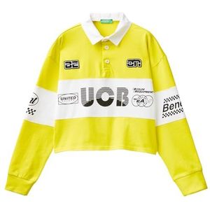 United Colors of Benetton Polo Femme, jaune, XL