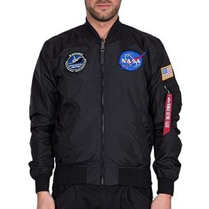 ALPHA INDUSTRIES Ma- 1 TT NASA omkeerbare II jas, zwart, 3XL uniseks, zwart, 3XL, zwart.