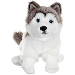 GIPSY Toys - Husky zittende hond 25 cm - pluche dier voor kinderen - verkrijgbaar in 8 verschillende modellen - 071123