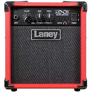 Laney LX10 LX Series Gitaarcomboversterker, 10 W, rood