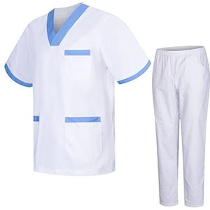 MISEMIYA - Uniforms Uniforms - Medisch uniform met top en broek - Ref.8168, Wit 8171-2