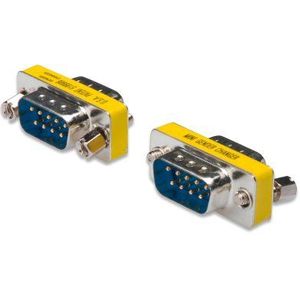 DIGITUS D-Sub 9 Geslachtswisselaar - Adapter - 9-pins vrouwelijk - connector naar connector - RS-232 - RS-485 - TTL - metalen behuizing