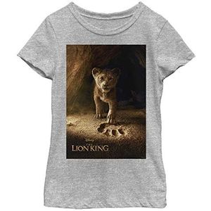 Lion King The Girls' T-shirt Ath Heather X-smal, grijs gemêleerd atletisch, XS, Athletic grijs gemêleerd