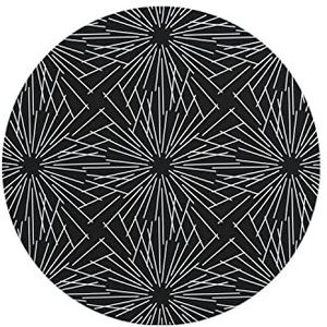 Questo Casa, Ronde muismat met antislip onderkant voor kantoor en thuis, diameter 22 cm