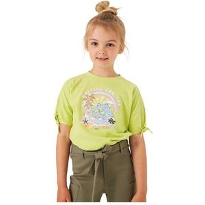 GARCIA T-shirt à manches courtes pour fille, Vert lime, 116