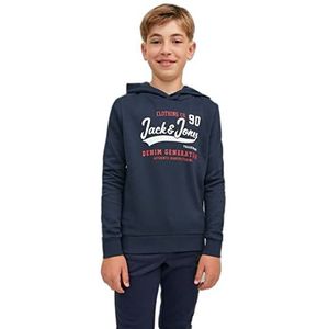 Jack & Jones Junior hoodie voor jongens, Marinier