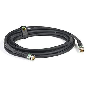 Emelec VíasCom EQ234N/0400-40,0 m videoaansluiting 4K-UHD 12G-SDI (0,76/3,40/6,00) met BNC 4K-UHD - multifil-ladder - kleur zwart - PVC flexibel