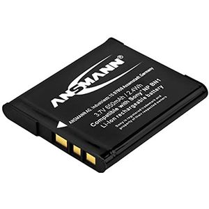 ANSMANN Accu voor Sony camera (1 stuk) - vervangende batterij A-Son NP BN 1 3,7V 650mAh - Li-Ion batterij voor Sony DSC-T99, Sony DSC-TX5, Sony DSC-WX5 enz.