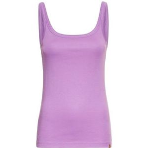 camel active Haut basique pour femme en pur coton, lilas, XL