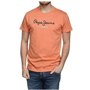 Pepe Jeans Eggo N T-shirt voor heren, Oranje (Squash Orange)
