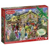 Christmas Tree Farm Jigsaw Puzzels (2 x 1000 stuks) - Premium Quality