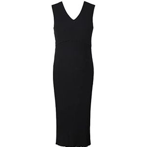 ESPRIT Maternity Mouwloze jurk voor dames, zwarte inkt 003, M, Zwarte inkt 003