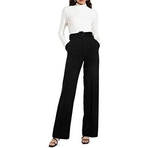 Ivy Revel DE Belted Suit Pants broek, zwart (black 1), maat 40 (fabrieksmaat: 38) dames, zwart (black 1), 38, Zwart 1
